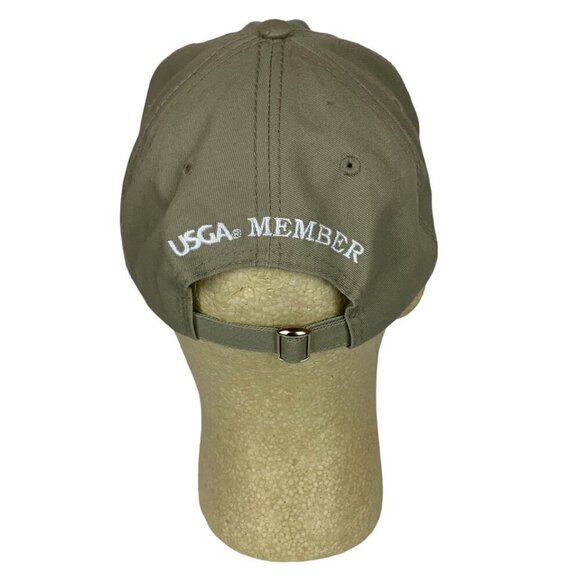US Open Merion Golf Hat Cap 2013 USGA Member Embroidered Khaki Adjustable PA - Picture 5 of 8